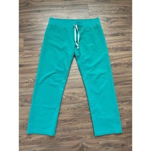 Figs Technical Collection Women's M Petite Hunter Green Scrub Yola Pants Style
